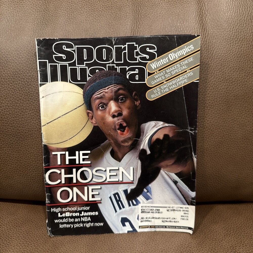 Lebron James February 18, 2002 Sports Illustrated Magazine First Cover